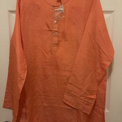 NWT Victoria’s Secret Silk Orange Blouse