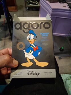 Donald duck collectable 1/2 oz 99.9 silver
