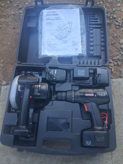 Craftsman 14.4V Cordless Drill and Trim Saw Set