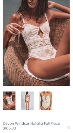 NWT Devon Windsor one piece bathing suit