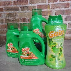 Gain Laundry Detergent BUNDLE