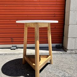 Lanham Marble Top Side Table Brown - Threshold™
