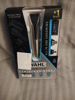 Wahl Lithium Ion+ Stainless Steel All-In-One Grooming Kit