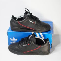 Adidas Continental 80 Black Scarlet Red - Size 10