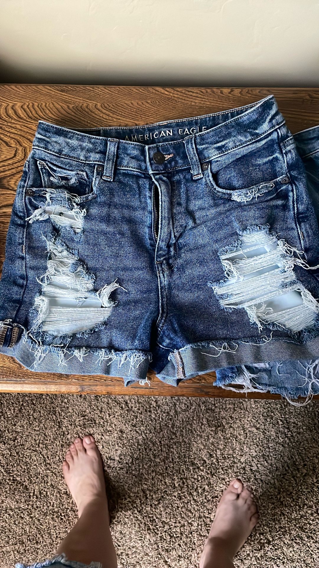 America Eagle Women Shorts Size 4 (2)