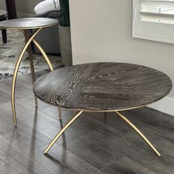 Coffee Table And Tall End Table 