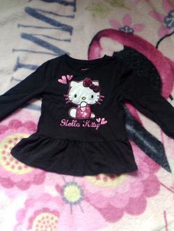 Hello Kitty Size 5t Long Sleeve Shirt 
