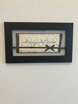 Prayer - Glass Picture
