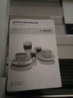 Bosch 800c coffee machine