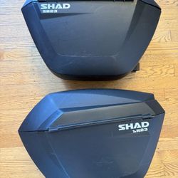 Side Cases/Panniers for Gen 3 KLR650 and many other motorcycles (SHAD SH23)