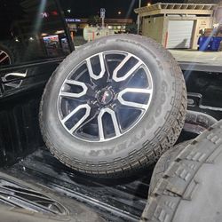 20" GMC SIERRA WHEELS & TIRES 