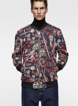 Zara JAQUARED Bomber SzL 