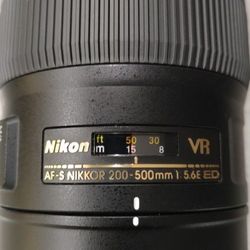 Nikon 200-500mm Lens