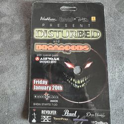 DISTURBED NAMM JAM PASS COLLECTIBLE