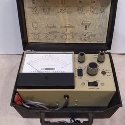 Heatkit Transistor Tester Model IT-18 & Micronta Digital Logic Probe 