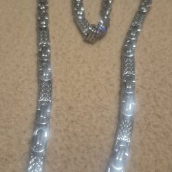 Fine 18k Over Silver & Silver 