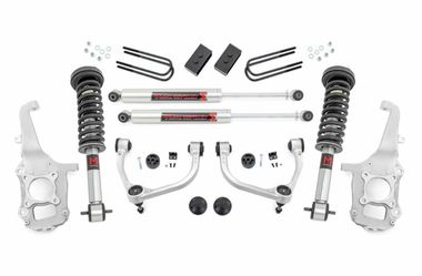 Rough Country 4” Lift Kit Forged UCA | M1/M1 | No Cut For F150 4wd 21-26