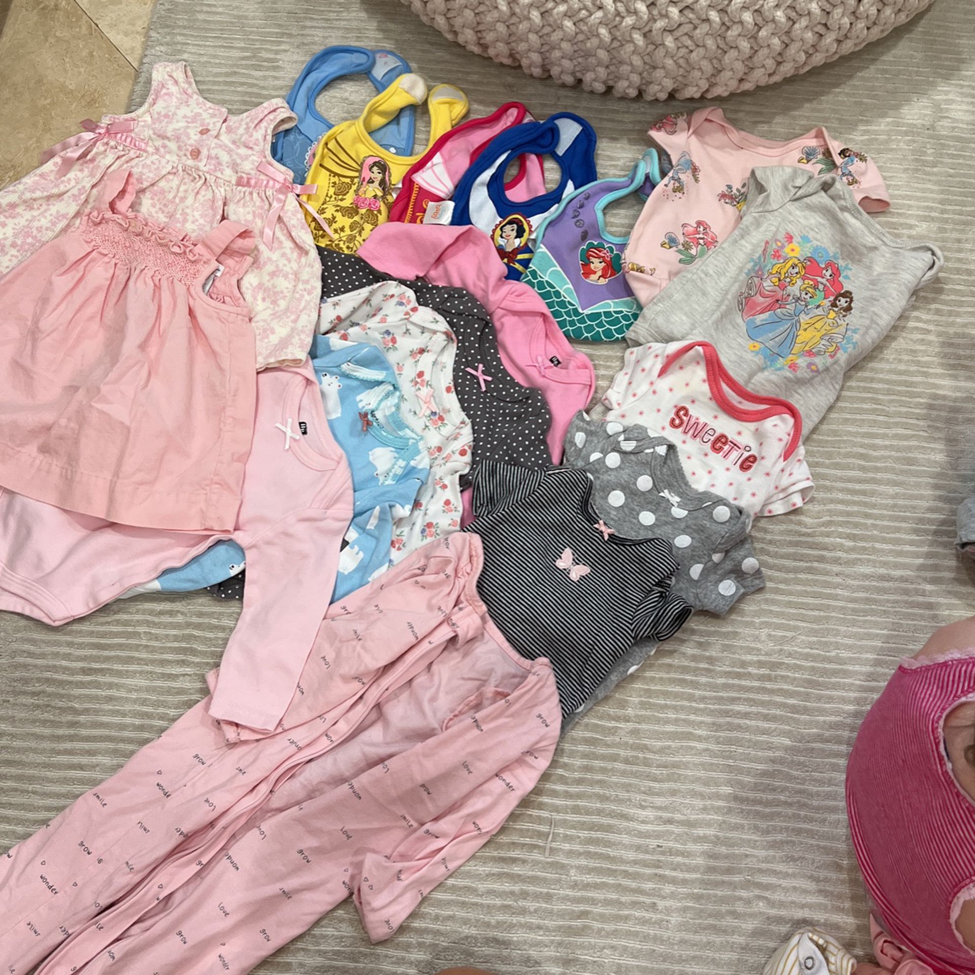 Baby Clothes And Disney Bibs