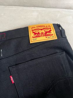 Junya Watanabe MAN x Levi’s WB-P914 AD2018 Black Patchwork Distressed 510 Jeans W34 L33 Made in Japan