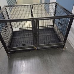 double dog cage