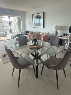 Dining table and  4 chairs