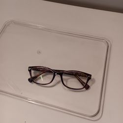 Coach HC 6065 Confetti Purple Womens Eyeglasses Frames Size 51 17 135