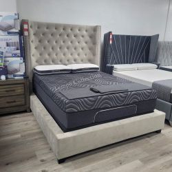 Bed Frame Bedroom Queen Bed