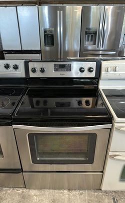 Whirlpool Stainless Steel Electric Range GlassTop