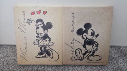 Mickey & Minnie Art Work
