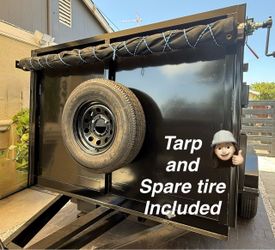 🚩Brand New 12ft Long Hydraulic Dump Trailer with Accessories ‼️🛑Special Deal🛑‼️