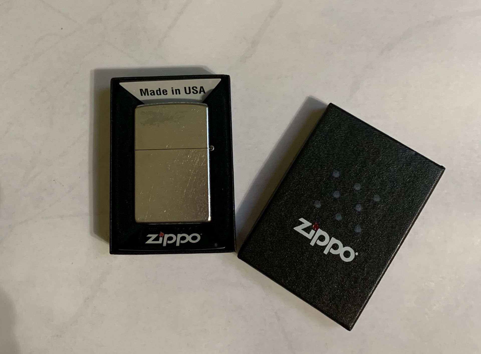 Zippo Lighter, Street Chrome, new