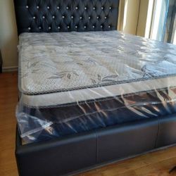 SUPER 17IN BRAND NEW QUEEN PILLOWTOP MATTRESS AND BOXSPRING SAME DAY DELIVERY 
