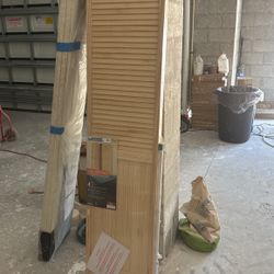 36 inch solid wood Bifold doors