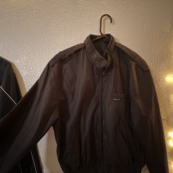 vintage members only zip up