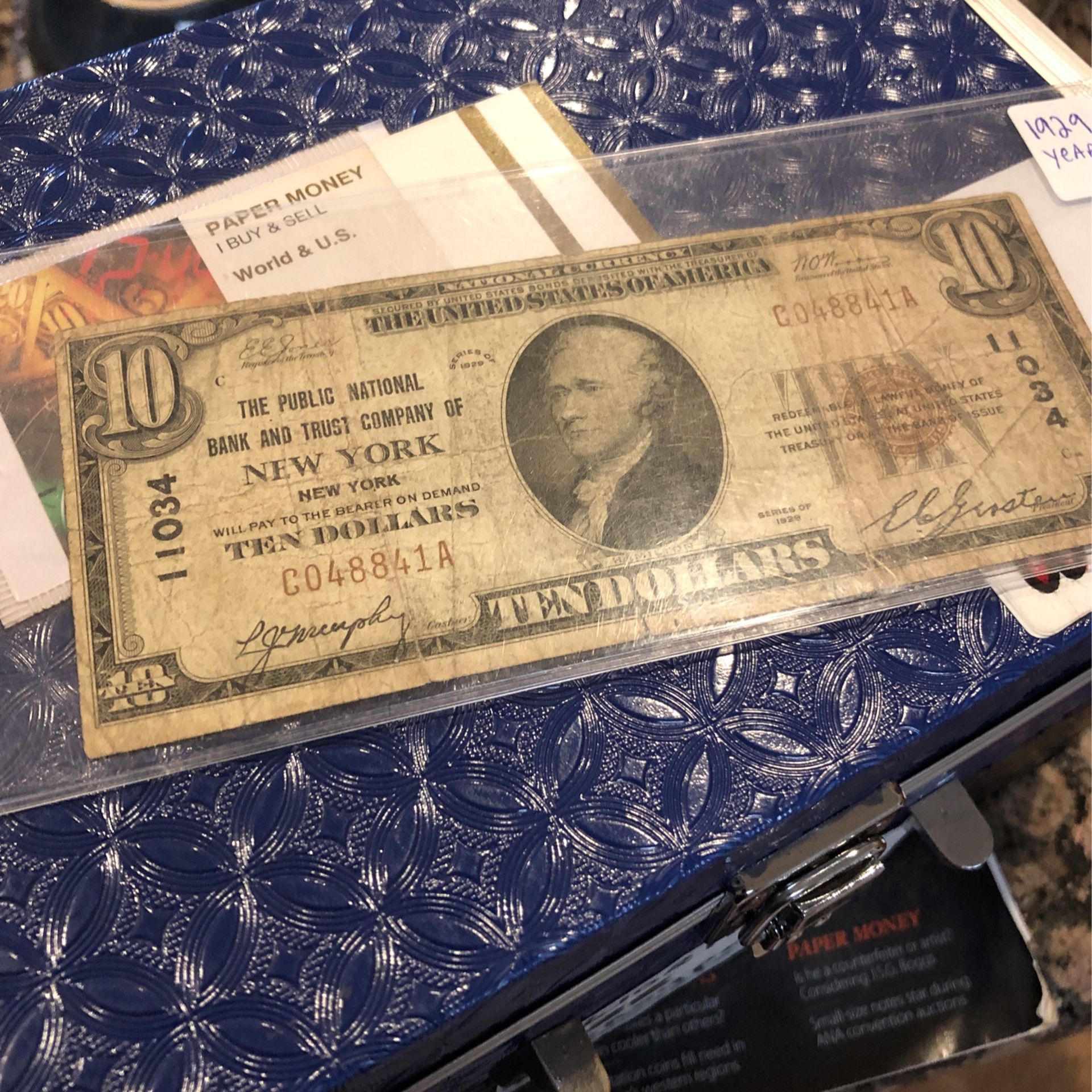 Vintage 1929 Brown Seal New York