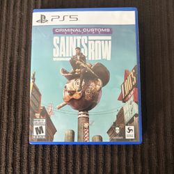 Saints Row Criminal Customs Edition for the PlayStation 5