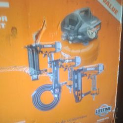 Ridgid Compressor Brad Nailer  Nail Gun Finisher 