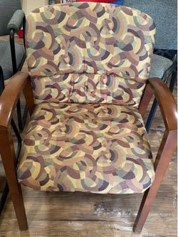 Patterned chair