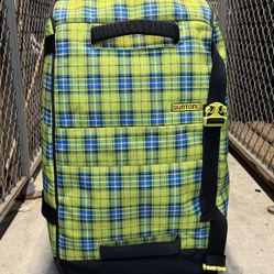 Burton Snowboard Co Wheelie Double Deck Luggage Suitcase 2 Wheel Ixion System