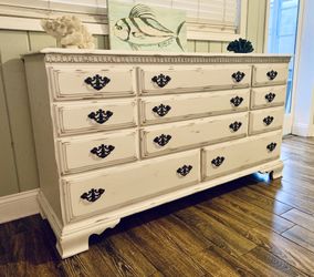 Chalk painted dresser