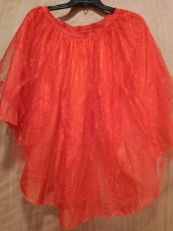 Red Woman's Witches Skirt