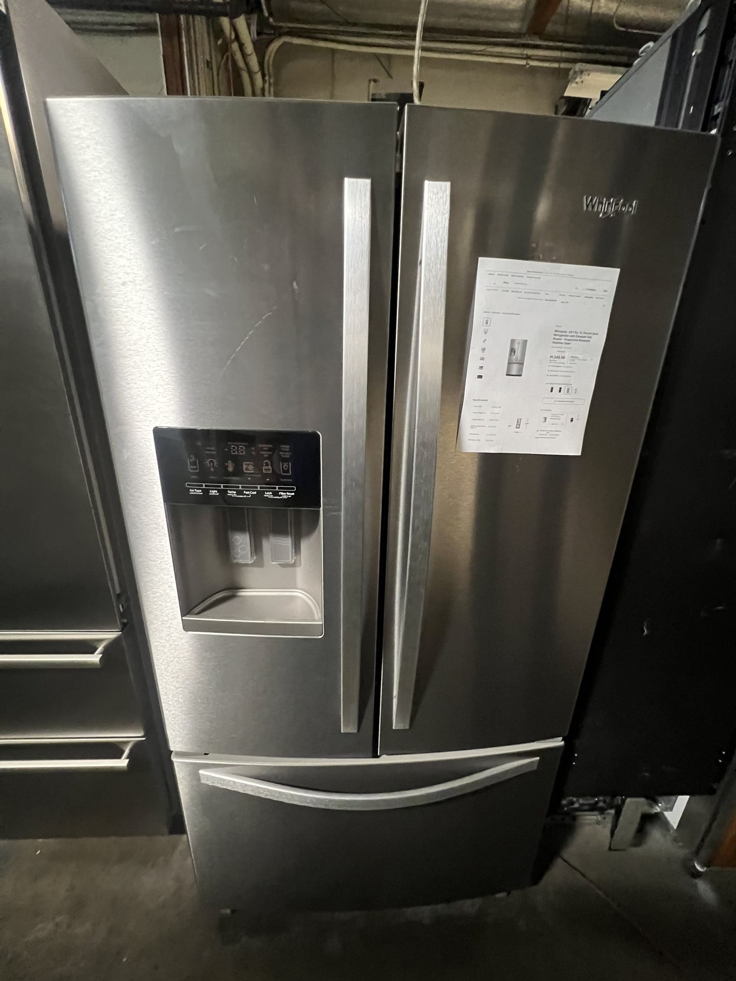 Whirlpool French Door Fridge Stainless Steel