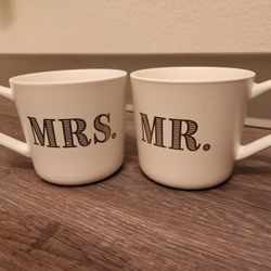 Mr And Mrs Threshold Mugs