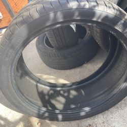 Four 285/35R22 Tires