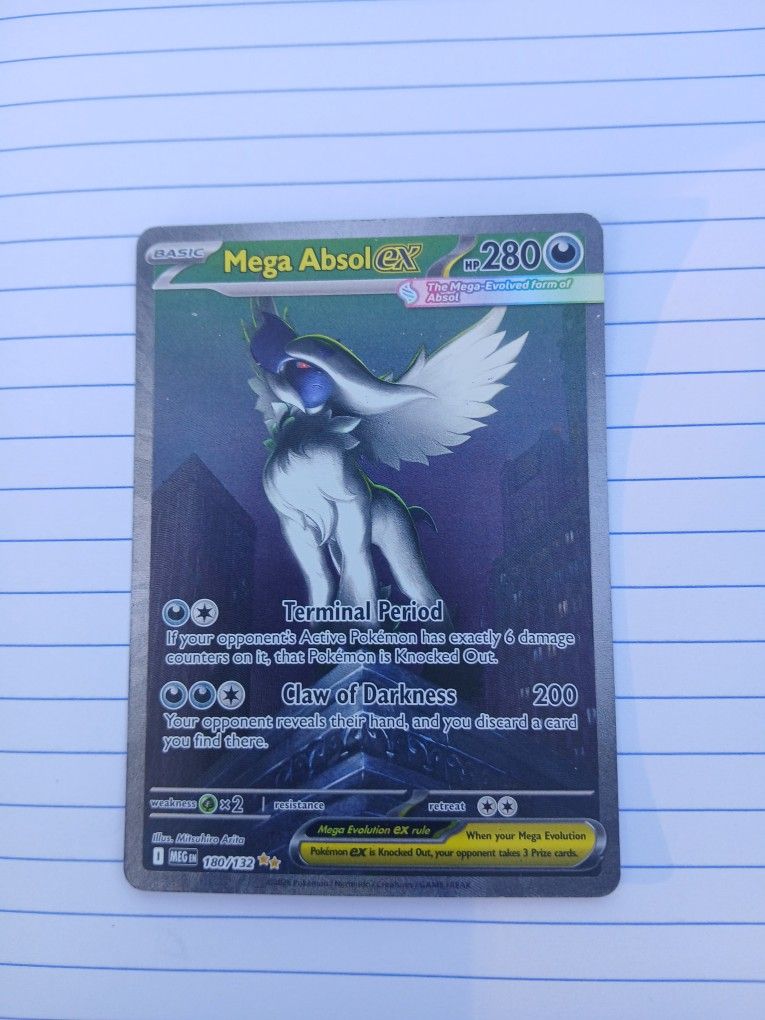 POKÉMON MEGA ABSOL 2025 RARE MINT