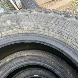 Used Tires LT275/70 0R18