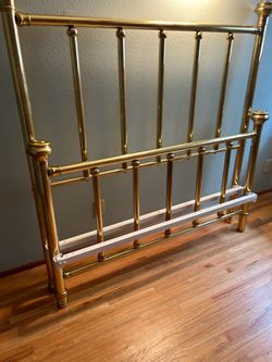 Brass bed frame