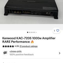 Kenwood 1000w Amp 