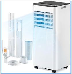 EUHOMY 10,000 BTU Portable Air Conditioners, 4-in-1 AC Unit for 350 Sq.Ft, Cool, Fan, Dehumidifier