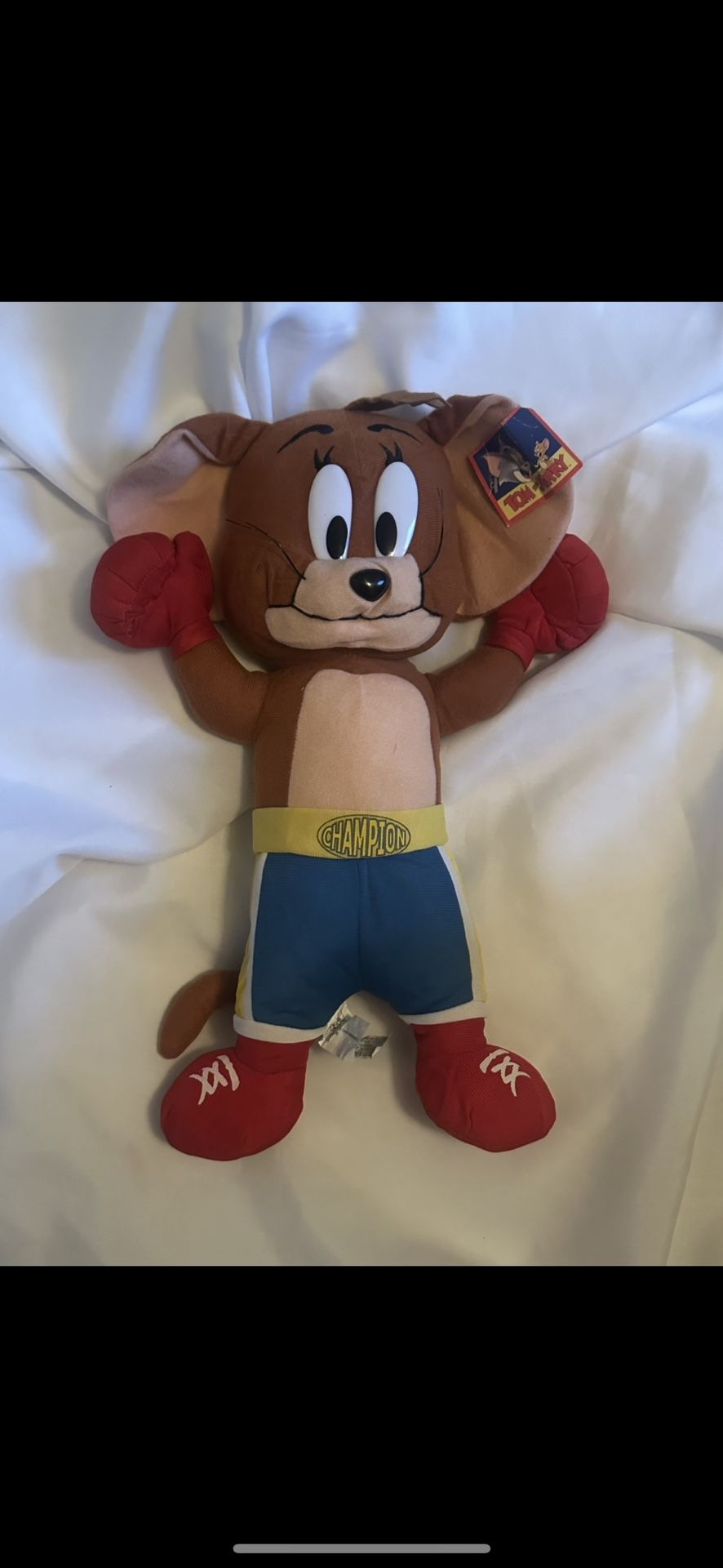 Tom & Jerry Champion Vintage Plush Stuffed Animal